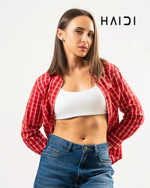 Check Shirt - KB0019 - Red