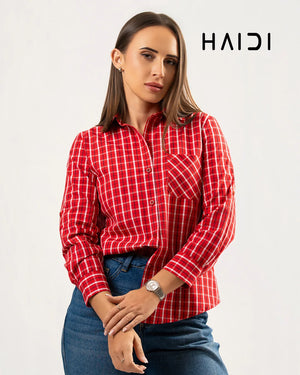 Check Shirt - KB0019 - Red