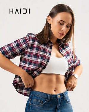 Crop top - KB0013 - Check G
