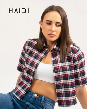 Crop top - KB0013 - Check G