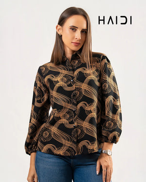 Office wear blouse - KB0005 - BG