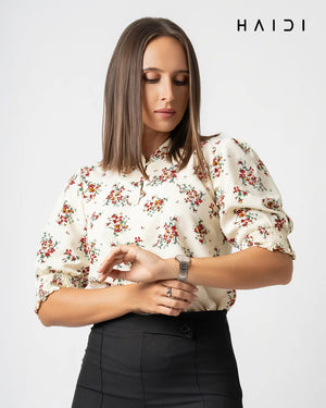 Office wear Blouse - AB1570 - Floral