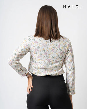 Office Wear Blouse - AB1556 - Floral W