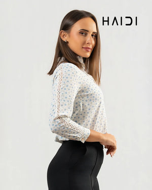 Office wear blouse - KB0011 - Floral W