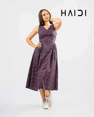 Midi Dress - KB0020A - FLORAL