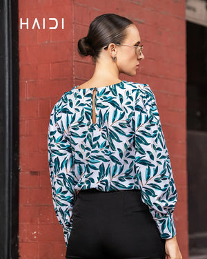 Office Wear Blouse – KB0026 - Green