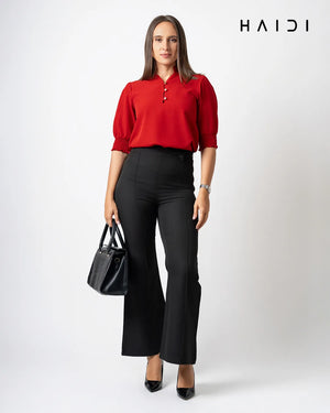 Office wear Blouse - AB1570 - Red