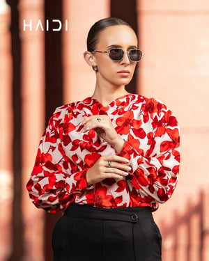 Office Wear Blouse – KB0026 - Red