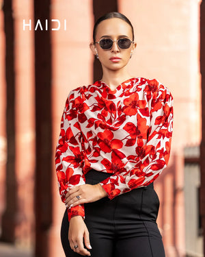 Office Wear Blouse – KB0026 - Red