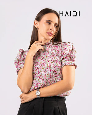 Office wear blouse - AB 1535 - Floral