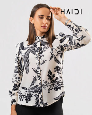 Office Wear Blouse - KB0002 - BW
