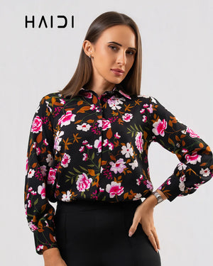 Office Wear Blouse - KB0003 - Floral B