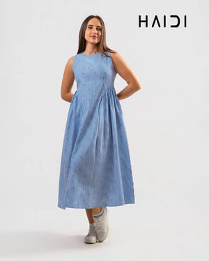 Midi Dress - KB0020 STRIPE W