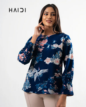 Office Wear Blouse - AB1038 - AOP B