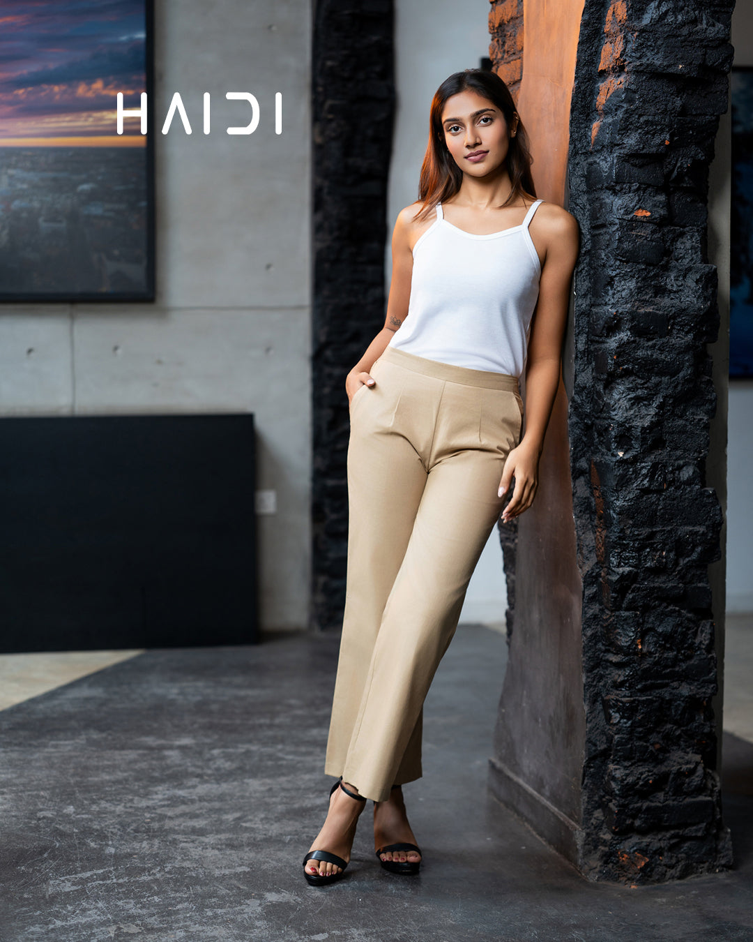 AB1510 - Office Pant - Beige