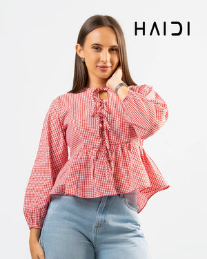 KB0033 - Gingham Red