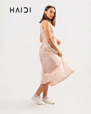 Midi Dress - KB0020 AOP W