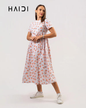 Midi Dress - KB0021 FLORAL P