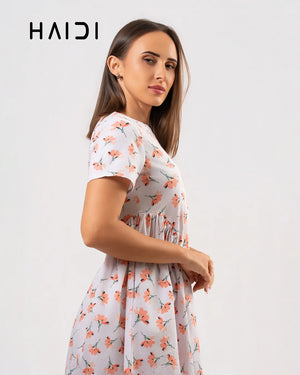 Midi Dress - KB0021 FLORAL P