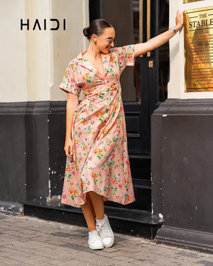 Midi Dress - KB0022 Beige