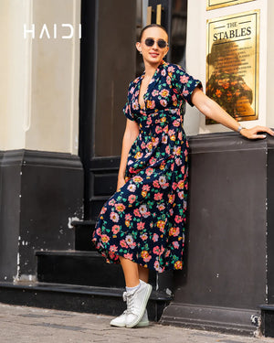 Midi Dress - KB0022 Black