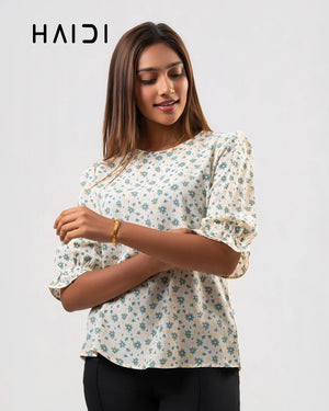 Office wear blouse - AB1621 - Floral W