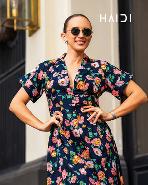 Midi Dress - KB0022 Black