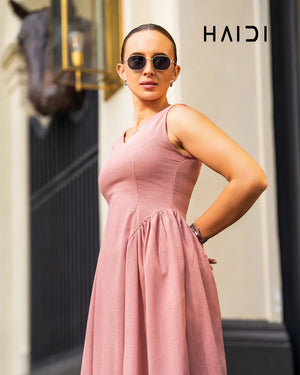 Midi Dress - KB0020A - PINK