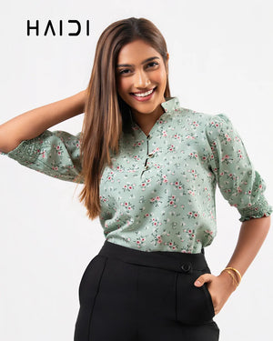 Office wear Blouse - AB1570 - Floral