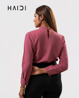 Office wear blouse - AB1125 - LILAC P