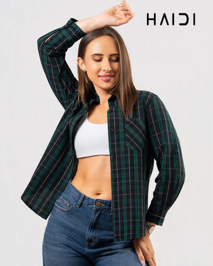 Check Shirt - KB0019 - Green