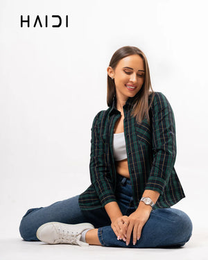 Check Shirt - KB0019 - Green