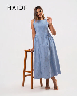 Midi Dress - KB0020 STRIPE W