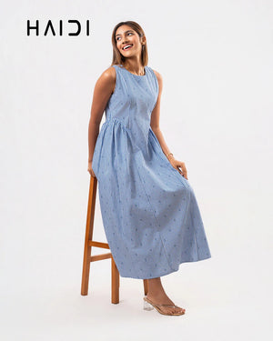 Midi Dress - KB0020 STRIPE W