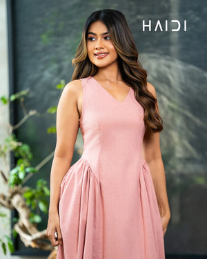 Midi Dress - KB0020A - PINK