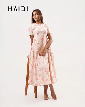 Midi Dress - KB0021 FLORAL G