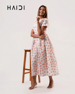 Midi Dress - KB0021 FLORAL P