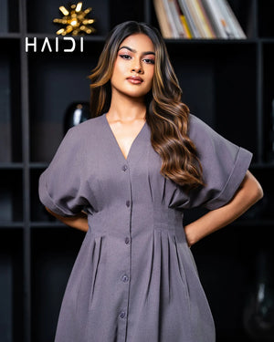Midi Dress - KB0024 - Dark Ash