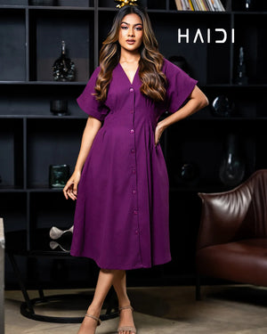 Midi Dress - KB0024 - PURPLE
