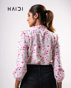 Office Wear Blouse – AB1280 - Floral