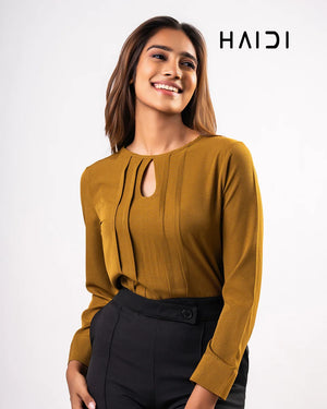 Office Wear Blouse – AB1569 – Olive