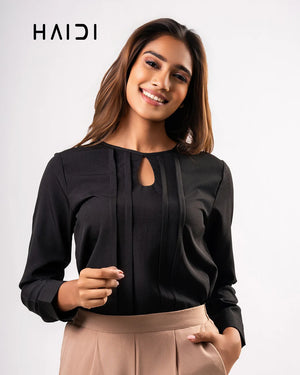 Office Wear Blouse – AB1569 – Black