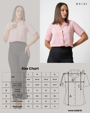 Office Wear Blouse - AB1604- AOP B