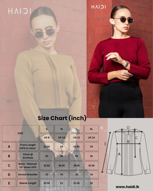 Office Wear Blouse – AB1596 - Green