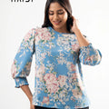 Office wear blouse - AB1610 - Floral B
