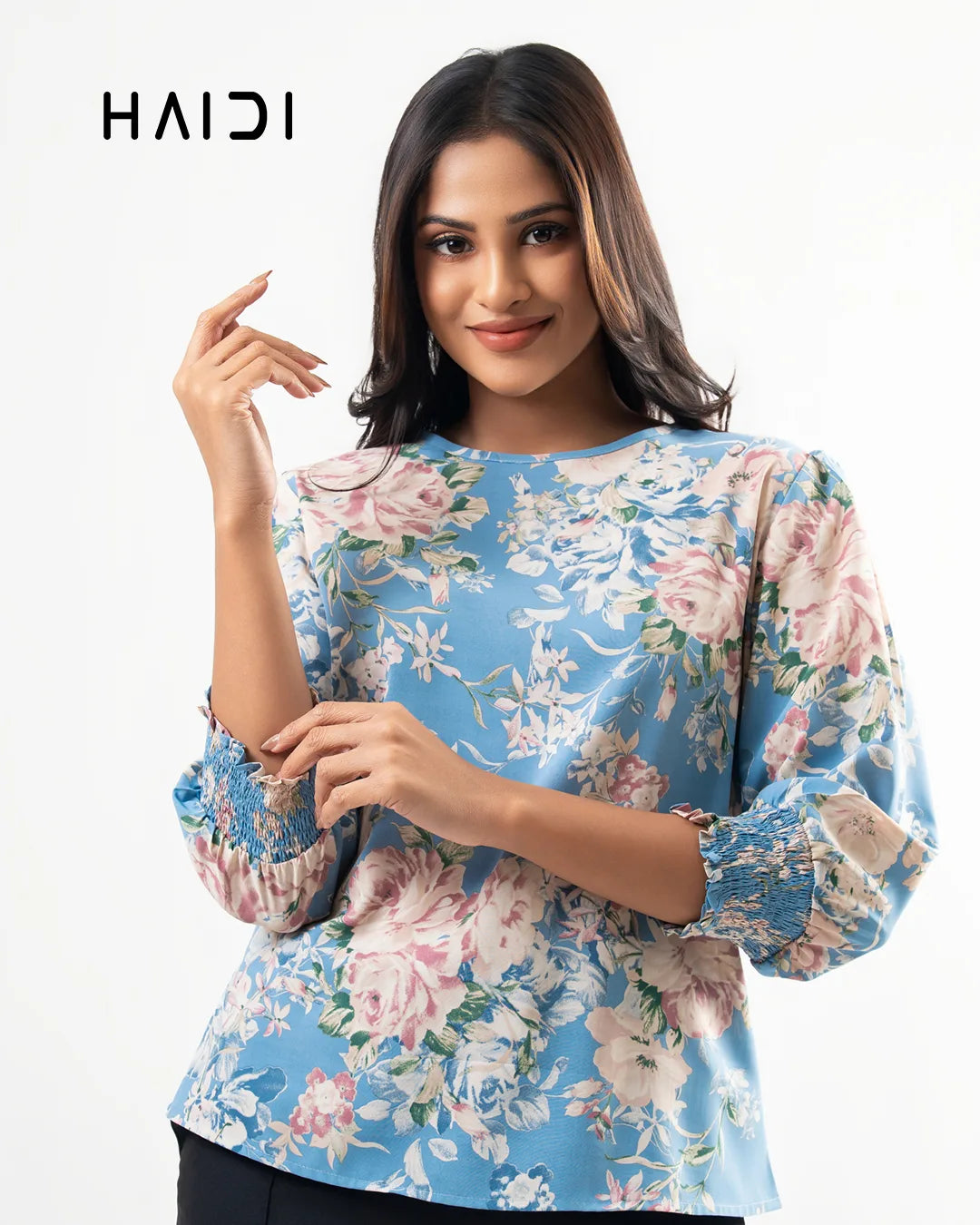 Office wear blouse - AB1610 - Floral B