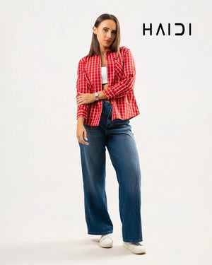 Check Shirt - KB0019 - Red