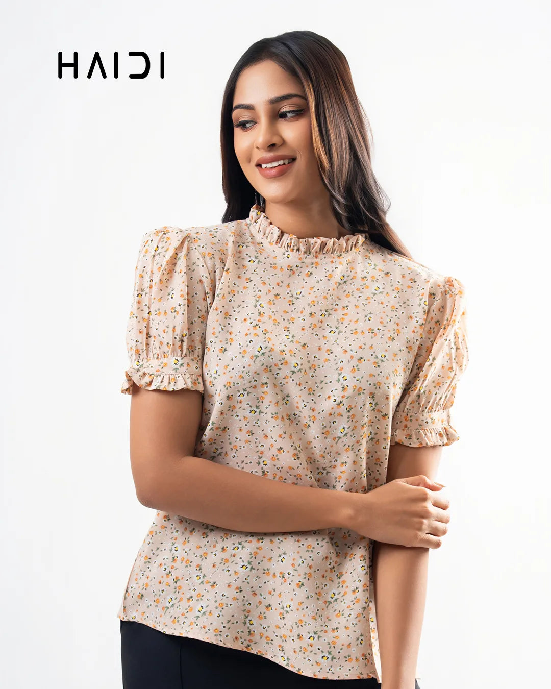Office wear blouse - AB 1535 - Floral B
