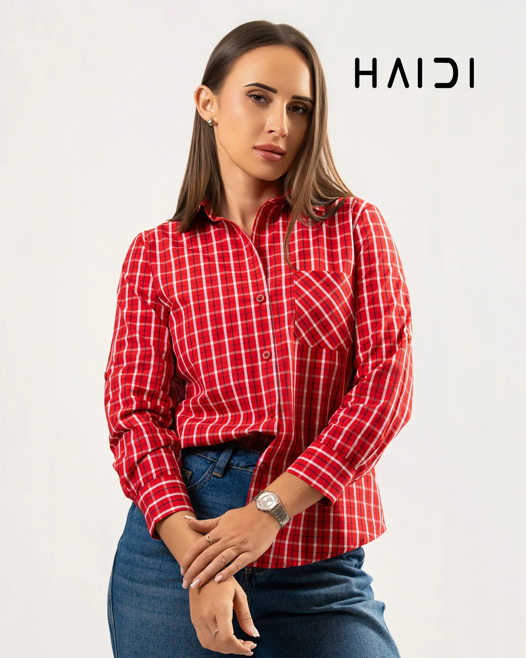 Check Shirt - KB0019 - Red