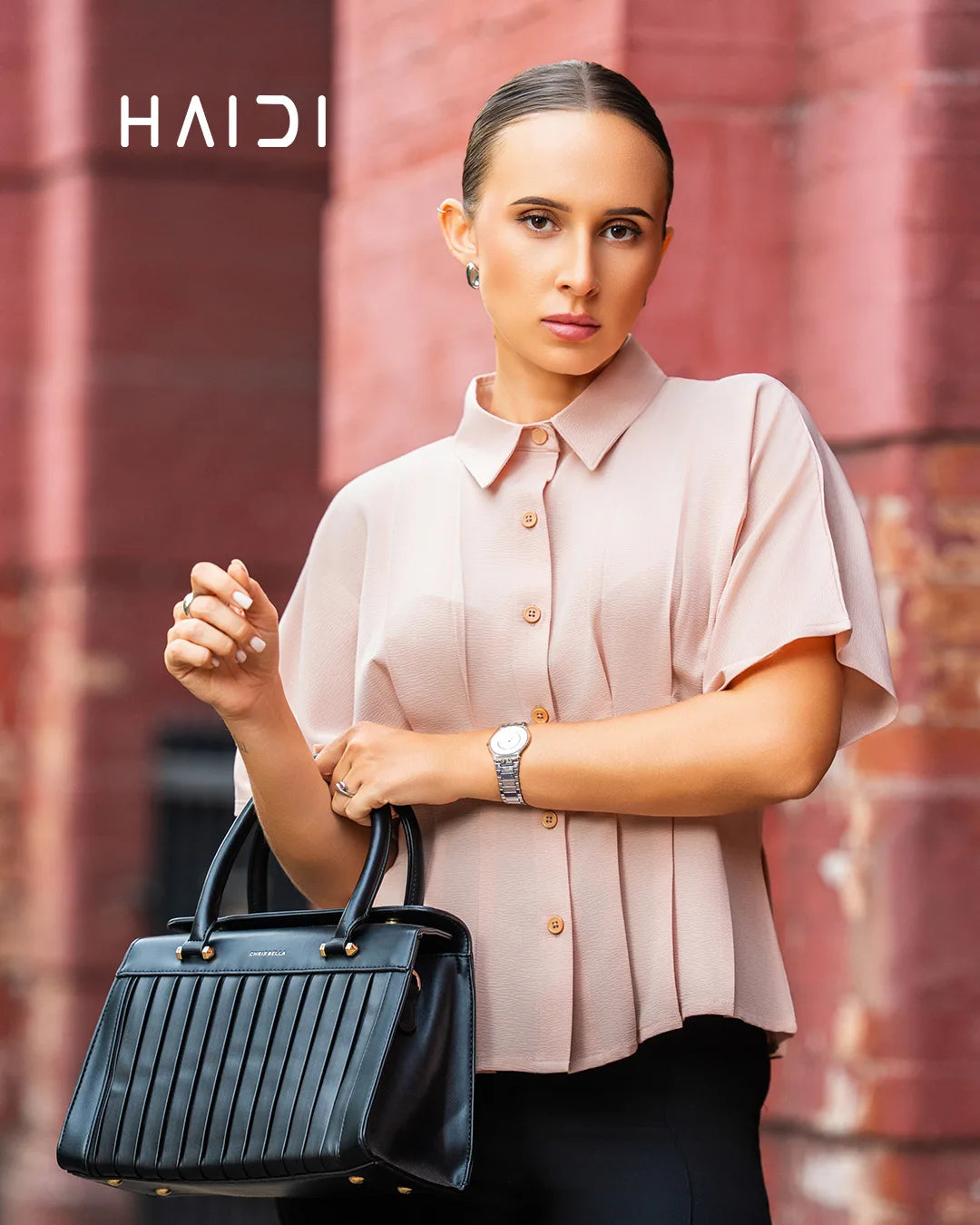 Peplum Top - KB0027 - Beige